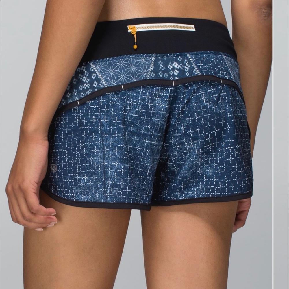 Lululemon Run: Speed Short *Sashiko SPECIAL ED!!!